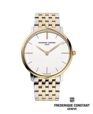 Frederique Constant นาฬิกาข้อมือผู้ชาย Quartz FC-200V5S33B Classics Slimline Men’t Watch