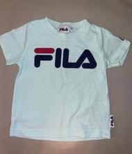 Fila  淺綠色fila logo T恤 ,(size 80 適合24-36 months )lv gucci coach d&g stokke tommy carter’s h&m