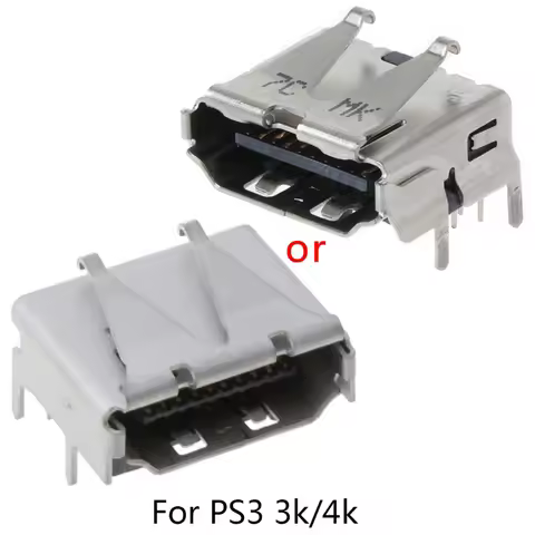 For Playstation 3 PS3 HD PS 3 Super Slim 3000 4000 3K 4K HDMI-compatible Port Jack Socket Interface 