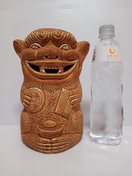 稀有品 表情特殊 金門宏玻陶瓷廠風獅爺 金門風獅爺 高23公分 宏玻 榜林