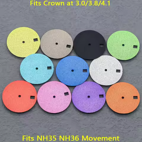 Customized NH35 NH36 Watch Dial Fashion Style 28.5mm Dial Fits NH35 NH36 7S26 Movement Men Watch Rep