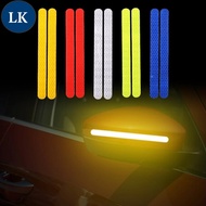 LK Auto Driving Security Warning Strip 2Pcs Reflectante Car Sticker Reflector Car Exterior Reflex Ta