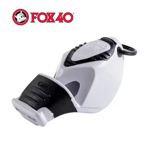 Canada Original Fox 40 Epik CMG Whistle with Lanyard 3-Chamber Pealess 115 dB Fox40 Outdoor Survival