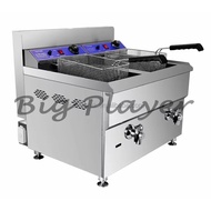 Commercial Restaurant Gas Fryer Double Single Basket Gas Fryer