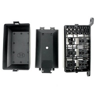 TMOY Car 12-Slot Relay Box 6 ATC/ATO 6 Relays Standard de Fuses Holder Blo