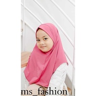 Malay chin hijab for children 0-4 years / Malay jersey chin hijab for children / Malay chin bergo fo