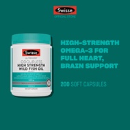 Swisse Ultiboost Odourless High Strength Wild Fish Oil 1500Mg 200 Caps