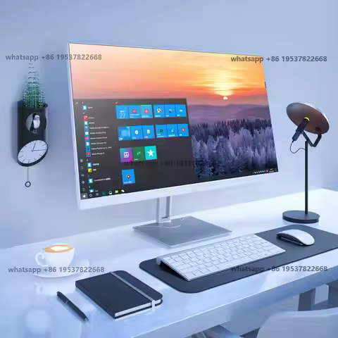factory price 24 inch core i3 i5 i7 i9 CPU generation gaming pc full setup all in one computadora al