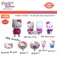 Balon Foil Hello Kitty Run Balon Hello Kitty Balon Karakter Hello Kitty