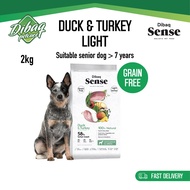 Dibaq Sense Duck and Turkey (Light & Senior) 2kg