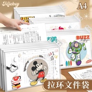 Disney Marvel A4 Cartoon Pattern Zip File Bag