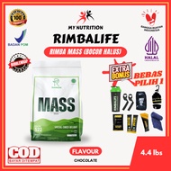 Rimbalife RimbaMass 4.4 lbs 2kg Rimba Life Rimba Mass 4.4 lb 2kg 2000gr Fitness Gym Supplement Milk 