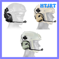 HTJRT Dulsauna-Ensembles avec adaptateur de rail de casque rapide, casque de tir Airsoft, accessoires de communication de sport de chasse, le plus récent JTYGF