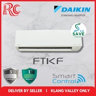 [ Save 4.0 ] Daikin 1.0 HP/1.5 HP/2.0 HP/2.5 HP Wall Mounted Standard Inverter R32 Air Conditioner / Air Cond  FTKF25B/35B/50B/71B Deliver by Seller (Klang Valley area only) (21 - 30 days delivery)