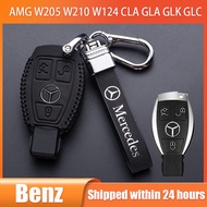 เคสกุญแจ For Mercedes Benz AMG W205 W210 W211 W124 CLA GLA GLK AMG GLC ปลอกกุญแจ เคสรีโมตกุญแจ