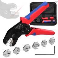 ღTerminals Crimping Tool Set Pressed Plier Electrician Tools Electrical Terminals Clamp Plier Electronics Pressing Connector Terminals Hand Clamp Tool