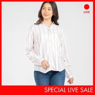 [CLEARANCE] Special Live C2 Binof Khaki Basic Blouse Wanita