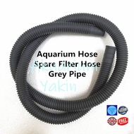 4077 Replacement Aquarium Hose Spare Filter Hose Grey Pipe Set Aquarium Top Filter