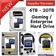 3.5" Gaming HDD / Enterprise Hard Disk 6TB/8TB/10TB/12TB/14TB/16TB HDD 7200RPM Internal Gaming Disk