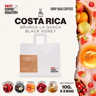 UCC Roastery - COSTA RICA BRUNCA LA GUACA BLACK HONEY COFFEE DRIP BAG กาแฟดริปแบบซอง (9g×5bags)