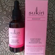AMY SHOP 現貨 SUKIN Certified Organinc Rose Hip Oil SUKIN 澳洲有機玫瑰果油 50ml
