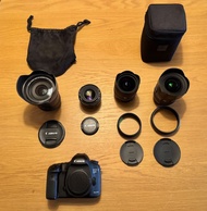 Canon 5D Mark III Camera, Canon Lenses and Sigma Lenses