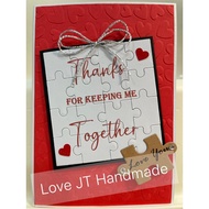 A6 Size Handmade Card Greeting Card Wishes Card Love Card