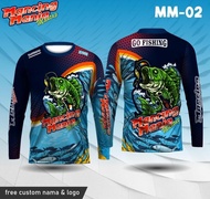 ''Terlaris" Kaos Jersey Shimano Mancing Mania Fishing Lengan Panjang