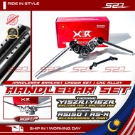 Handle Bar Set X1R RS150 RSX Y15 Y16 Y15ZR Y16ZR Besi Handlebar Bracket Crown Set CNC Alloy PNP X1R 