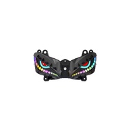 YAMAHA LC135 V8 FI LAMPU GABAN LED ADJUSTABLE RGB LAMPU DEPAN 135LC V8 LC FI MATA GABAN LED FRONT LA