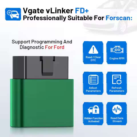 2025 New Vgate vLinker FD + BT4.0 V2.2 Car Diagnostic scanner ELM327 for Ford Forscan OBD2 Auto Scan