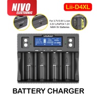LiitoKala Lii-D4XL Lii-D4 21700 18650 3.7V Li ion 3.2V LiFePO4 1.2V Ni MH 32650 D AA Battery Charger