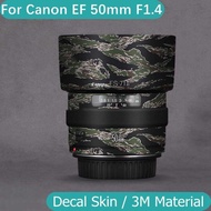 Customized Sticker For Canon EF 50mm F1.4 USM Decal Skin Vinyl Wrap Film Camera Lens Sticker EF50 F/