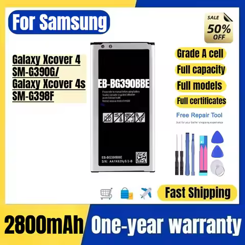 EB-BG390BBE for Samsung Galaxy Xcover 4/SM-G390G/Galaxy Xcover 4s/SM-G398F Mobile Phone Battery Repl
