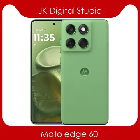 Original Lenovo Moto Edge 60 Cell Phone MTK Dimensity7400 6.7inch OLED 120Hz 2712x1220P 50MP Rear Ca