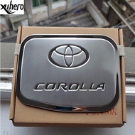 Altis Fuel Tank Cover External Decorative Parts Stainless Steel Trims for Toyota Corolla Altis 2014-