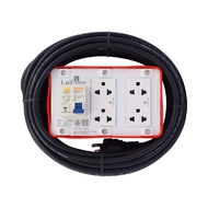 บล๊อกยาง PVC พร้อมสายไฟ VCT 3 x 1.5 LUZINO รุ่น LUZINOL