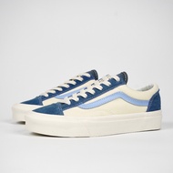 VANS casual sneakers, Quan Zhilong Vault Og style, small size, blue and white.