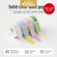 NIIMBOT D110/D11/D101 Color Label Paper Waterproof Sticker