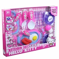 Mainan Memasak Hello Kitty Little Kitchen Cooking Toys For Kids Set Dapur Memasak Mainan Budak Perem