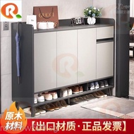 Luxury Shoe Rack[with Drawer]Multi-Layer Storage Imitation Solid Wood Entrance Shoe Cabinet Shoe Rack Export Waterproof 4TUN