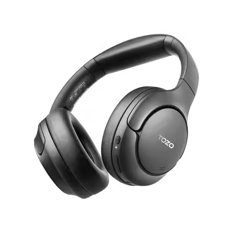 TOZO HT2 Hybrid Active Noise Cancelling Headphones, Wireless Over Ear Headphones