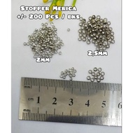 2mm Bamboo String Stopper Pepper Stopper Bracelet Material 2mm 2.5mm Pepper Stopper Tube Stopper Rou