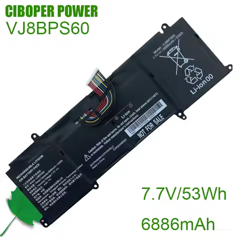 CP Laptop Battery VJ8BPS60 7.7V/53WH//6886mAh For For VAIO Z SERIES ​2021 SX14, SX14 VJS144X0111K Se