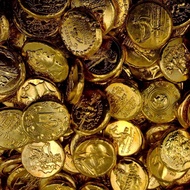 Ancient Coin Retro Ancient Roman Ancient Greek Myth European Gold Coin Pure Handmade Foreign Coin Co