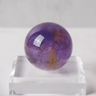 紫黃晶球 紫水晶 // 智慧 招財開運 // 水晶擺飾 水晶球 附底座
