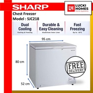 Sharp Chest Freezer 220L SJC-218 Dual Cooling and Fast Freezing