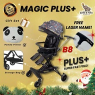 【Magic Plus】Child & Folks 360 Baby Light Weight Cabin Travel Lightweight Trolley Wheels stroller bab