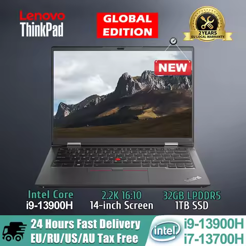 Lenovo ThinkPad T14p Laptop Intel Core i7-13700H/i9-13900H RTX3050 RAM 16/32GB LPDDR5/512G/1T SSD 14