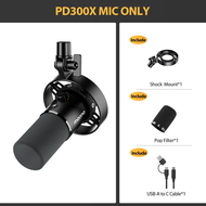 Maono PD300X Dynamic Microphone XLR/USB Dual Mode Podcast Microphone Professional Studio Recording M